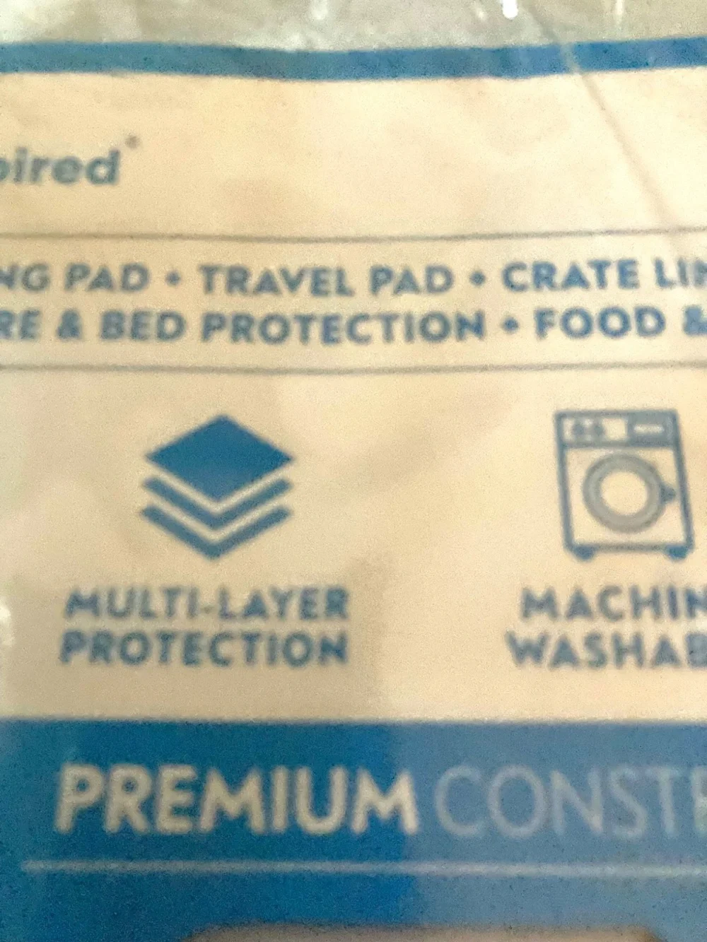 NEW Paw Inspired Set of Two Large Washable Dog Pads